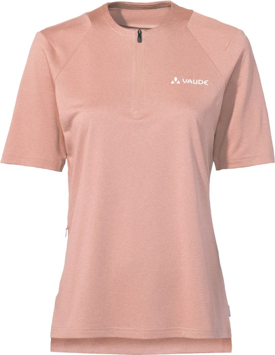 Vaude Tremalzo Q-Zip Trikot kurzarm soft rose (Damen)