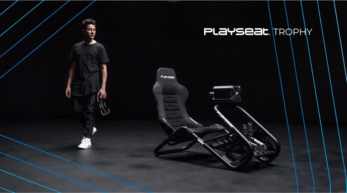 Playseat Trophy Black - Sim Racing Cockpit, schwarz