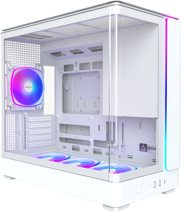 Montech King 15 Pro White, Glasfenster
