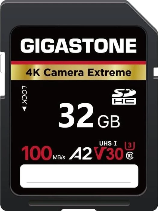 Gigastone 4k Camera Extreme R100/W50 32GB, UHS-I U3, A2, Class 10