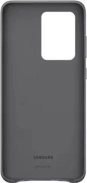 Samsung Leather Cover für Galaxy S20 Ultra grau
