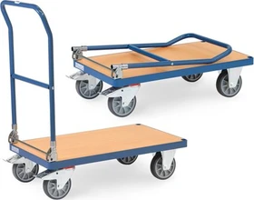 fetra Klapp-Transportwagen 85x50cm blau