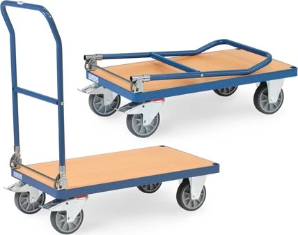 fetra Klapp-Transportwagen 85x50cm blau