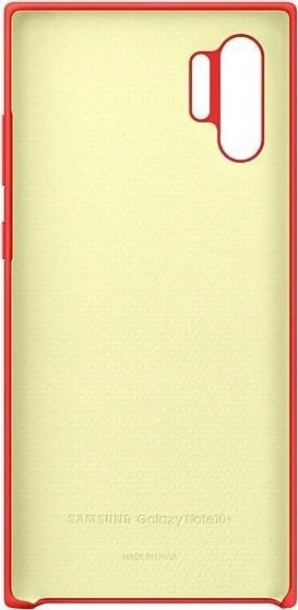 Samsung Silicone Cover für Galaxy Note 10+ rot
