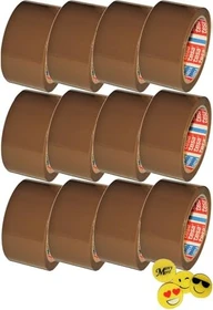 tesa tesapack Universal Versandklebeband braun, 50mm/66m, 12 Stück