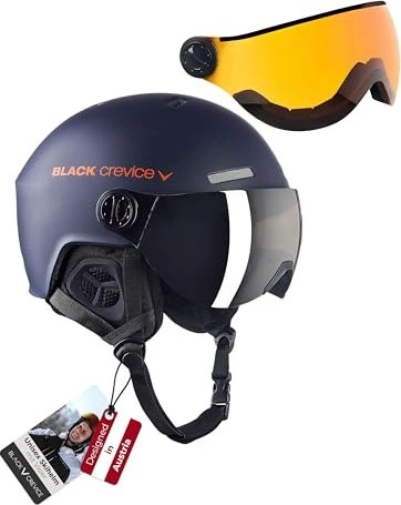 Black Crevice Arlberg Helm navy/orange