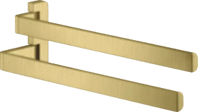 Hansgrohe Axor Universal Softsquare Handtuchhalter zweiarmig brushed brass