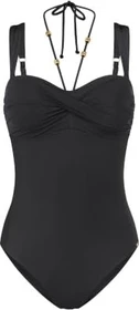 Triumph Summer Twist Bandeau Badeanzug schwarz (Damen)