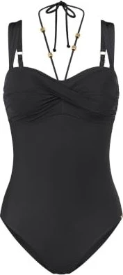 Triumph Summer Twist Bandeau Badeanzug schwarz (Damen)
