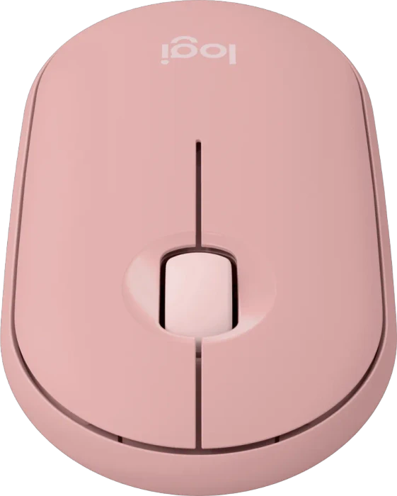 Logitech M350s Pebble Mouse 2 rosa, Logi Bolt, USB/Bluetooth