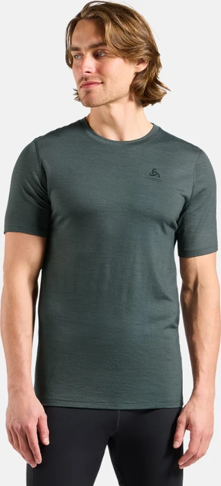Odlo Natural Merino 200 Baselayer Funktionsshirt kurzarm urban chic (Herren)
