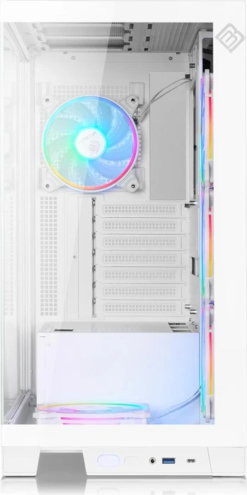 CSL-Computer Vitrum Pro, weiß, Glasfenster