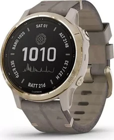 Garmin Fenix 6S Pro Solar light gold/shale grey