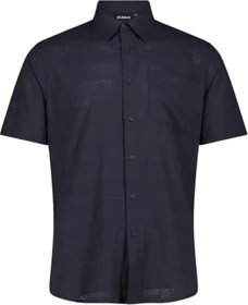 CMP Stretch Hemd kurzarm schwarz/blau (Herren)
