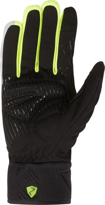 Ziener Dirich Touch Fahrradhandschuhe black/poison yellow