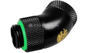 Bitspower 45° Adapter G1/4" auf G1/4" drehbar matt schwarz