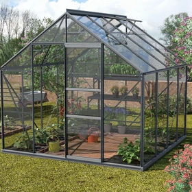 Vitavia Merkur 6700 ESG 3mm Gewächshaus anthrazit