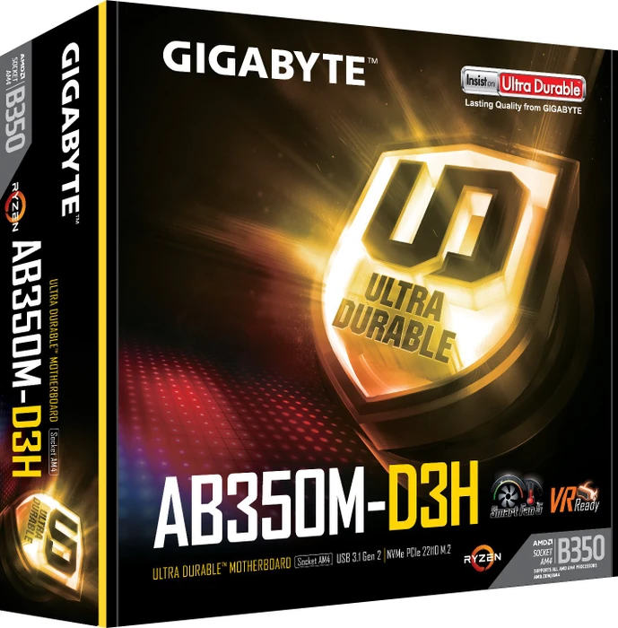 GIGABYTE GA-AB350M-D3H (AMD AM4)