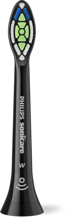 Philips HX6064/88 Sonicare W2 Optimal White Ersatzbürste schwarz, 4 Stück