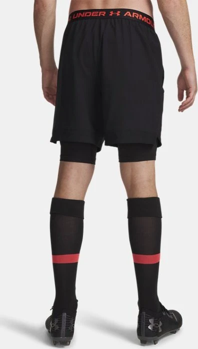 Under Armour Vanish Woven 2-in-1 Hose kurz ultimate black/venom red (Herren)