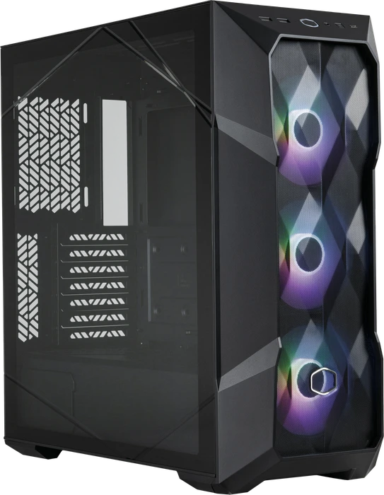 Cooler Master MasterBox TD500 Mesh V2, schwarz, Glasfenster