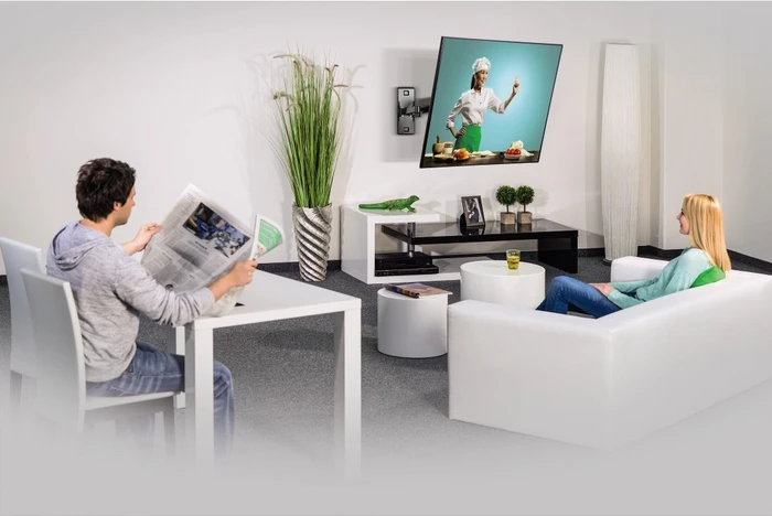 Hama TV-Wandhalterung Fullmotion 5 Sterne XL schwarz