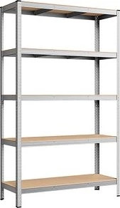Songmics Schwerlastregal 120x200x60cm silber