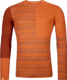 Ortovox 185 Rock'N'Wool Funktionsshirt langarm desert orange (Herren)