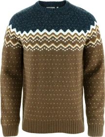 Fjällräven Övik Strickpullover dark oak/navy (Herren)