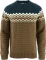 Fjällräven Övik Strickpullover dark oak/navy (Herren) Vorschaubild