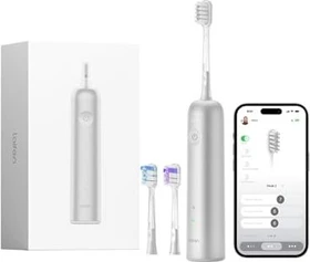 Laifen Wave aluminium silber + 3 Aufsteckbürsten