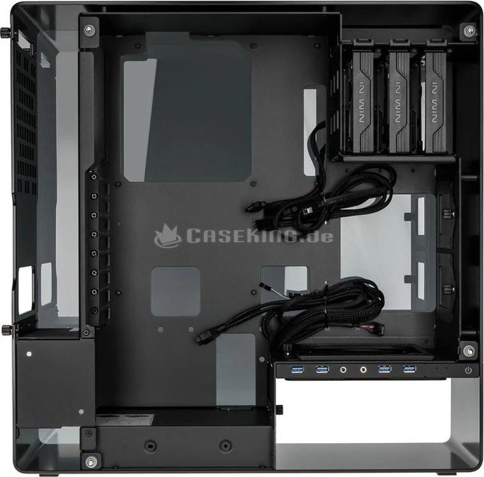 In Win 904 Plus schwarz, Glasfenster