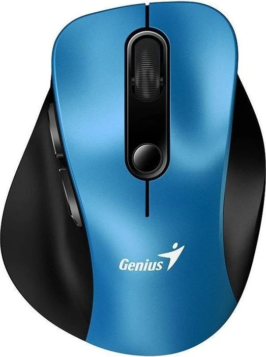 Genius Ergo 9000S Wireless Bluetooth Mini Ergo Silent Mouse Blue, USB/Bluetooth