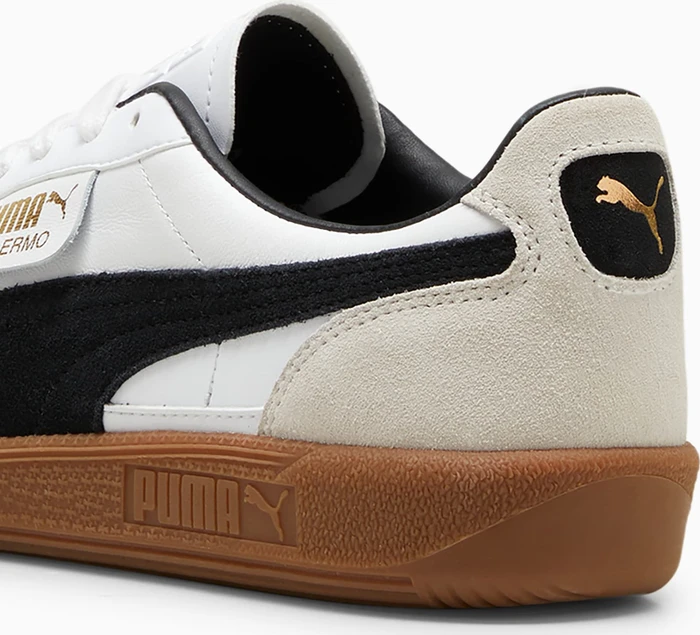 Puma Palermo Leather puma white/vapor gray/gum