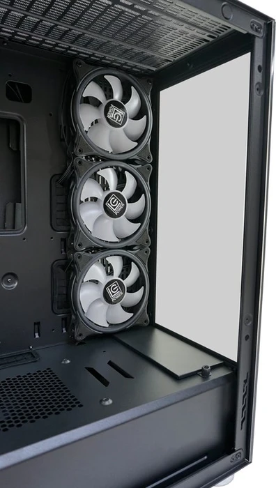 LC-Power Gaming 808B Skylla_X, Glasfenster