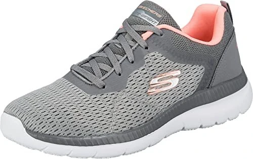 Skechers Bountiful grau/rot (Damen)