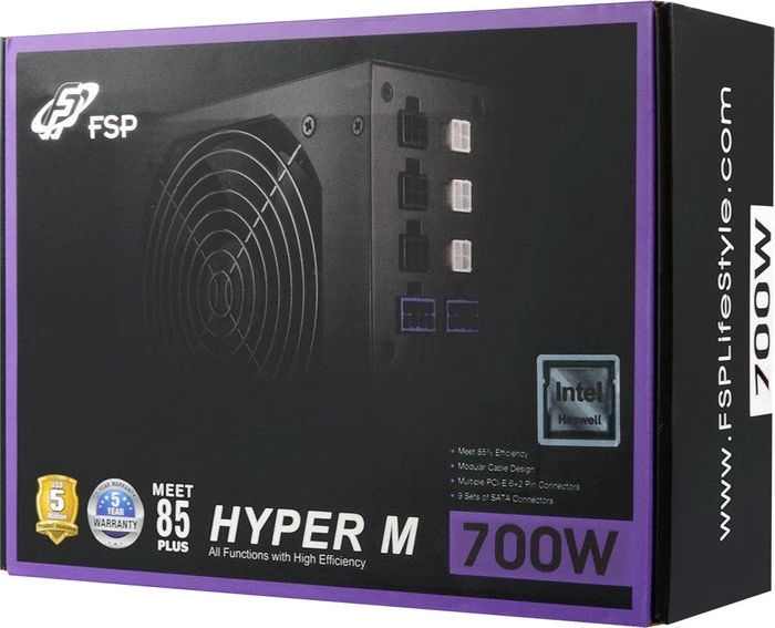 FSP Hyper M 700W, ATX 2.31
