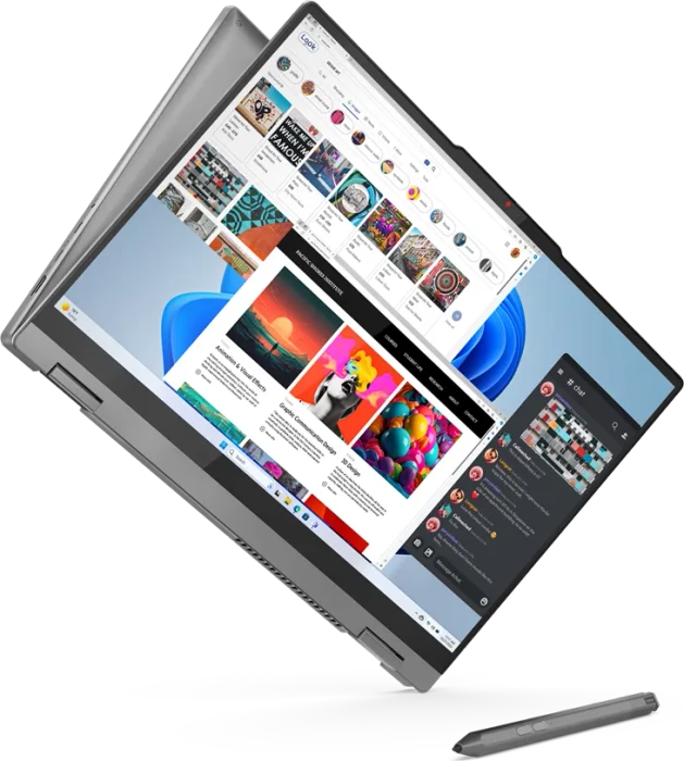 Lenovo IdeaPad 5 2-in-1 16IRU9, Luna Grey, Core 7 150U, 16GB RAM, 1TB SSD, DE