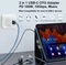 Equip 2-in-1-USB-C-OTG-Adapter, USB-C 3.1 [Stecker] auf 2x USB-C 3.1 [Buchse], PD 100W, grau Vorschaubild