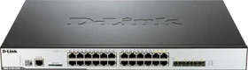 D-Link DWS-3160 Rackmount Gigabit Managed Switch, 20x RJ-45, 4x RJ-45/SFP, 370W PoE+