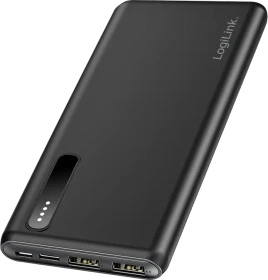 LogiLink Powerbank 8000mAh 2x USB-A schwarz