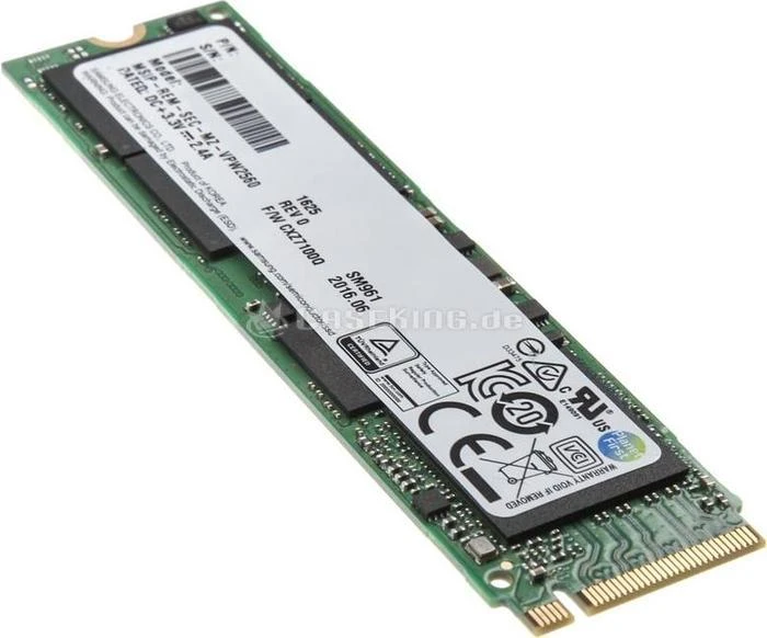 Samsung SSD SM961 1TB, M.2 2280 / M-Key / PCIe 3.0 x4