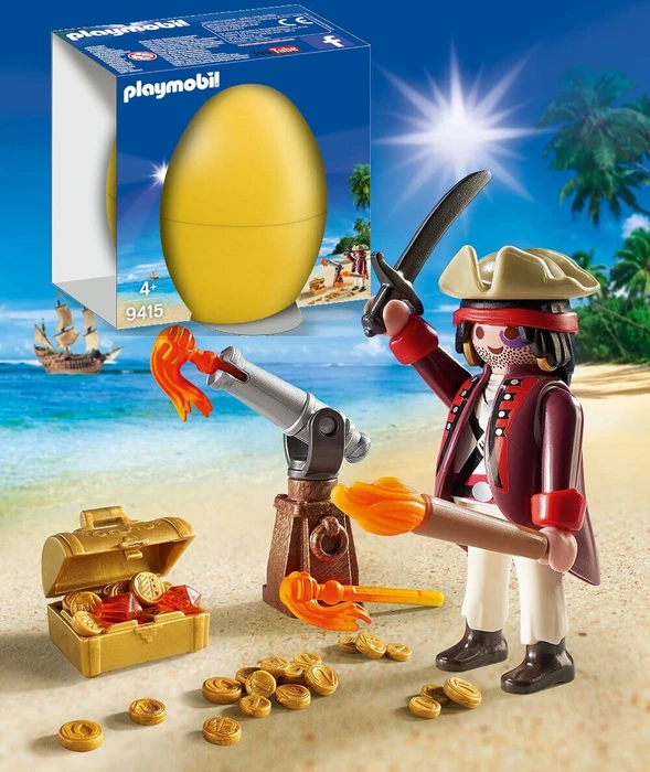 playmobil Ostereier Pirat mit Kanone