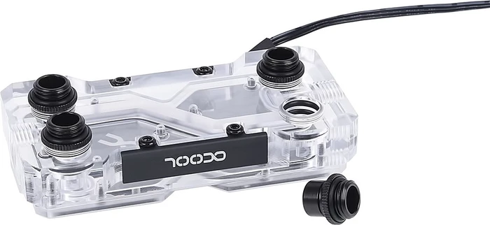 Alphacool GPX SLI Connector Dual ARGB X4 - 4-Slot, Acryl, Acetal
