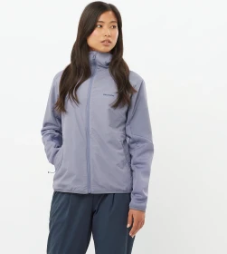 Salomon Outline Warm Hybrid Funktionsjacke blue granite (Damen)