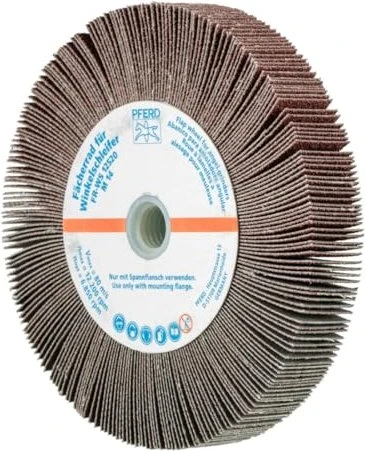 Pferd FR WS 12520 M14 A 80 Lamellenschleifwalze K80, 125x20mm, 2 Stück