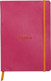 Rhodia Rhodiarama Notizbuch, A5, liniert, Softcover, raspberry rosa, 80 Blatt