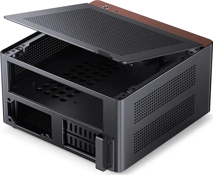 Jonsbo NV10, schwarz, Mini-ITX