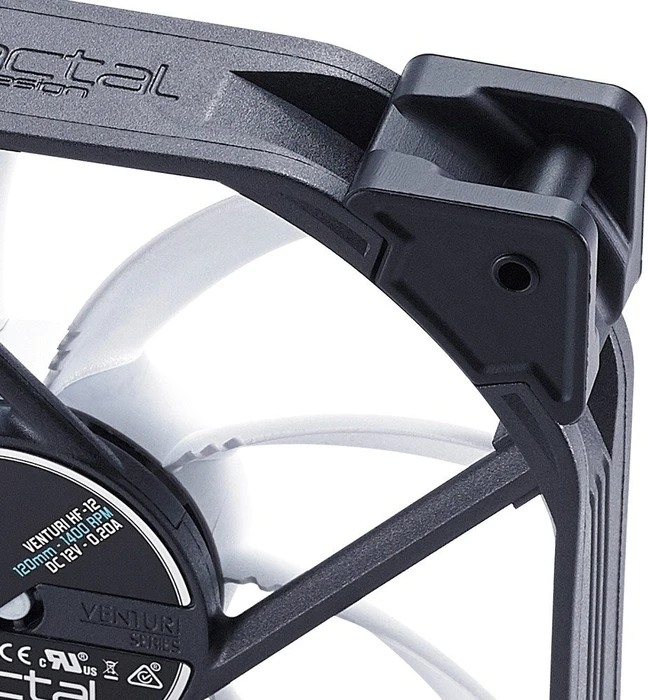 Fractal Design Venturi HF-12 schwarz/weiß, 120mm