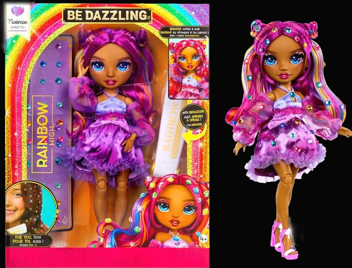 MGA Entertainment Rainbow High - Be Dazzling Fashion Dolls - Noemie Violette